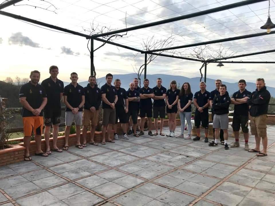 Royal Navy & Marines Cycling Club group photo